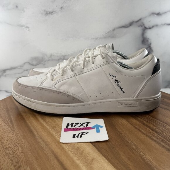 Reebok Classic Men’s S. Carter Jay Z Hov 2000s VTG White Low Sneakers size 12 - Picture 1 of 9